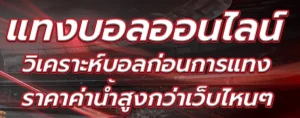 เว็บ แทงบอล